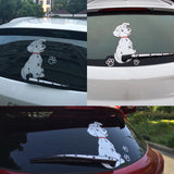 Dog Moving Tail Stickers Reflective - FancyGad