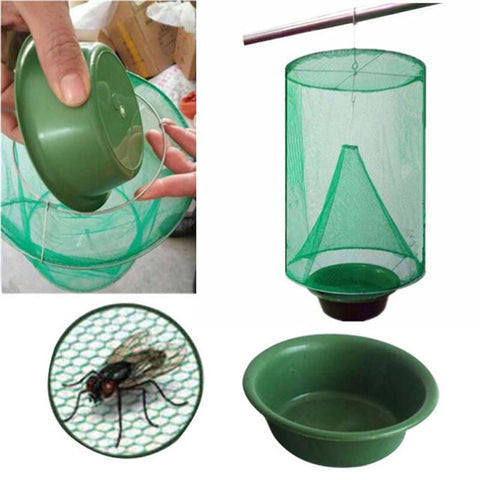 Reusable Green Fly Catcher Hanging Net Trap