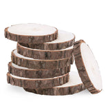 5pcs Unfinished Natural Round Wood Slices