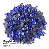 Rhinestones Crystal Mix size